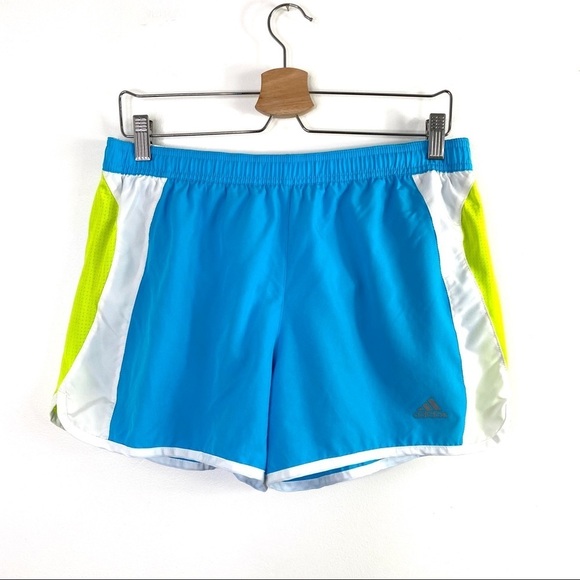 COPY - Adidas Beach Blue Striped Running Shorts - Picture 2 of 9